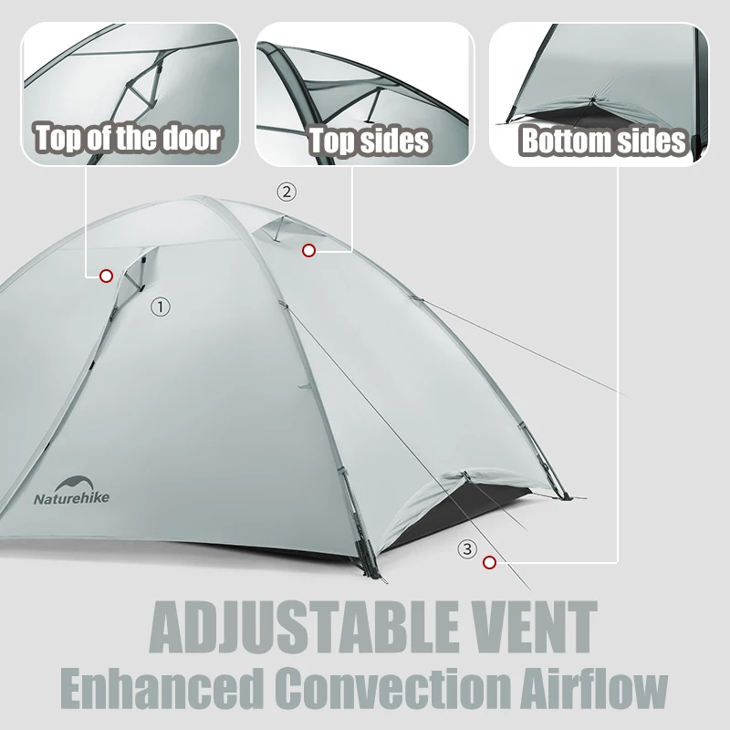 Naturehike キャンプ超軽量テント JILING PRO/UL 15D 20D ナイロン