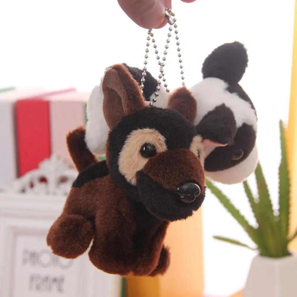 

Jewelry Gift Stuffed Animal Puppy Plush Keychain Decoration Cartoon Dog Pendant Bag Charm Fluffy Dog Plush Doll Backpack