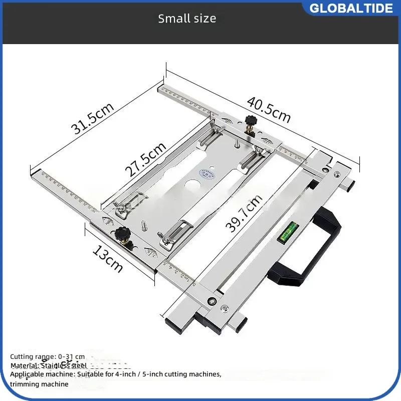 Electric Woodworking Board Cutter Circular Saw Holder Cutting Guide Rail Milling Quick Positioning Backing Board Cutting