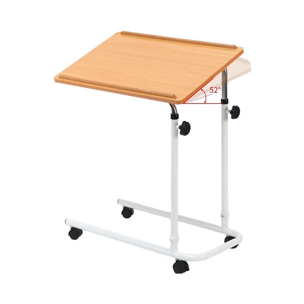قابل للتعديل مكتب الكمبيوتر المحمول رعاية المسنين طاولة طعام المحمول التمريض السرير الجدول لكبار المعيشة للمستشفيات #1