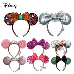 Disney Mickey Mouse pałąk przezroczysty pluszowa piłka uszy pałąk kreskówka Minnie uszy dekoracja urodzinowa (darmowa wysyłka)