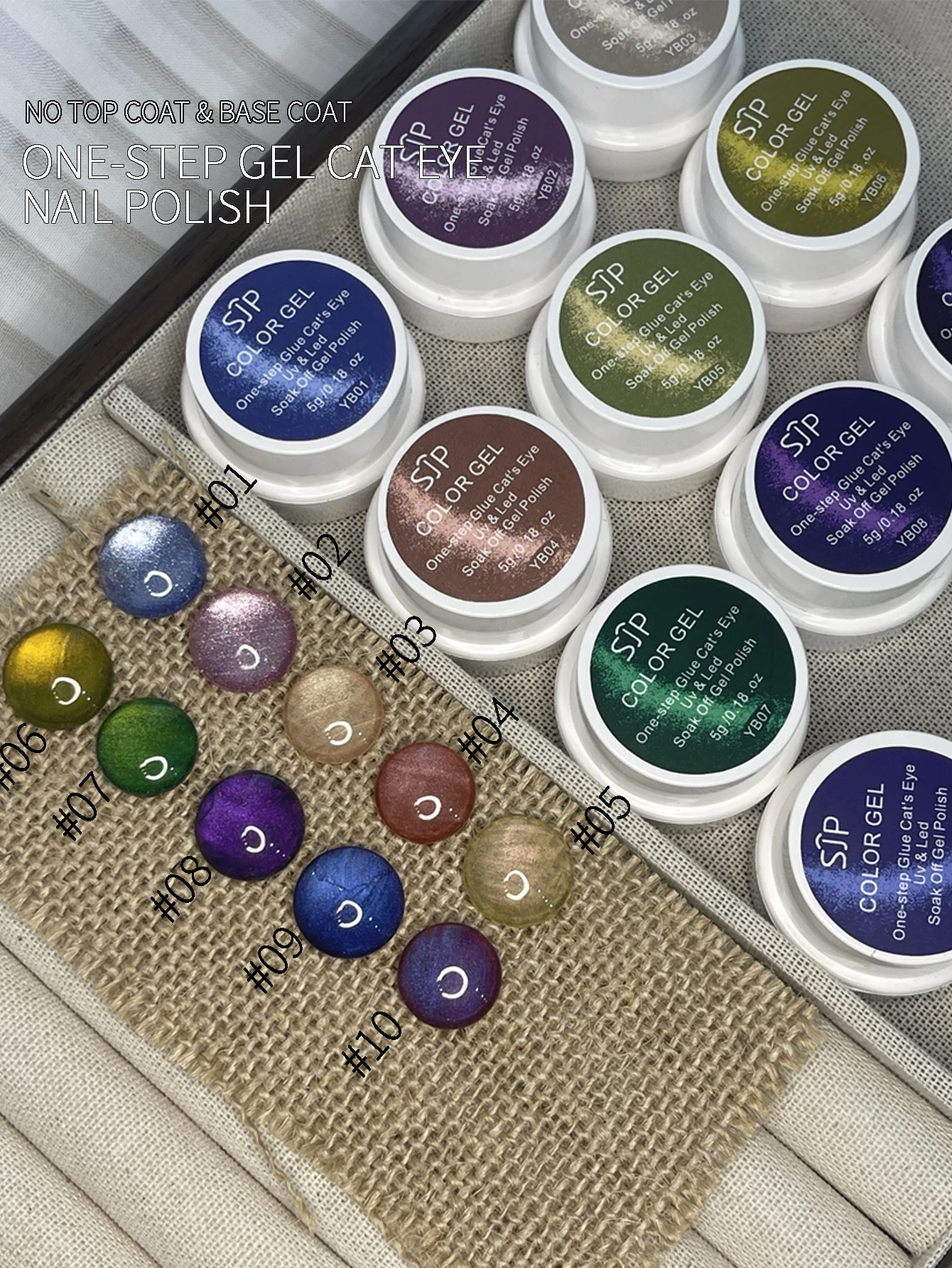 ยาทาเล็บเจลแคทอาย 5G แบบขั้นตอนเดียวพร้อมการป้องกันรังสียูวี ไม่ต้องใช้เบสโค้ทหรือท็อปโค้ท เป็นของขวัญคริสต์มาสที่สมบูรณ์แบบสำหรับเด็กผู้หญิง