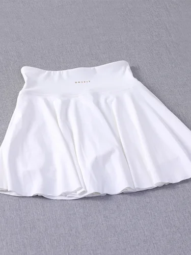 Imagen 2 del producto Ropa de yoga faldas deportivas para correr entrenamiento faldas deportivas falda de tenis plisada de cintura alta para mujeres