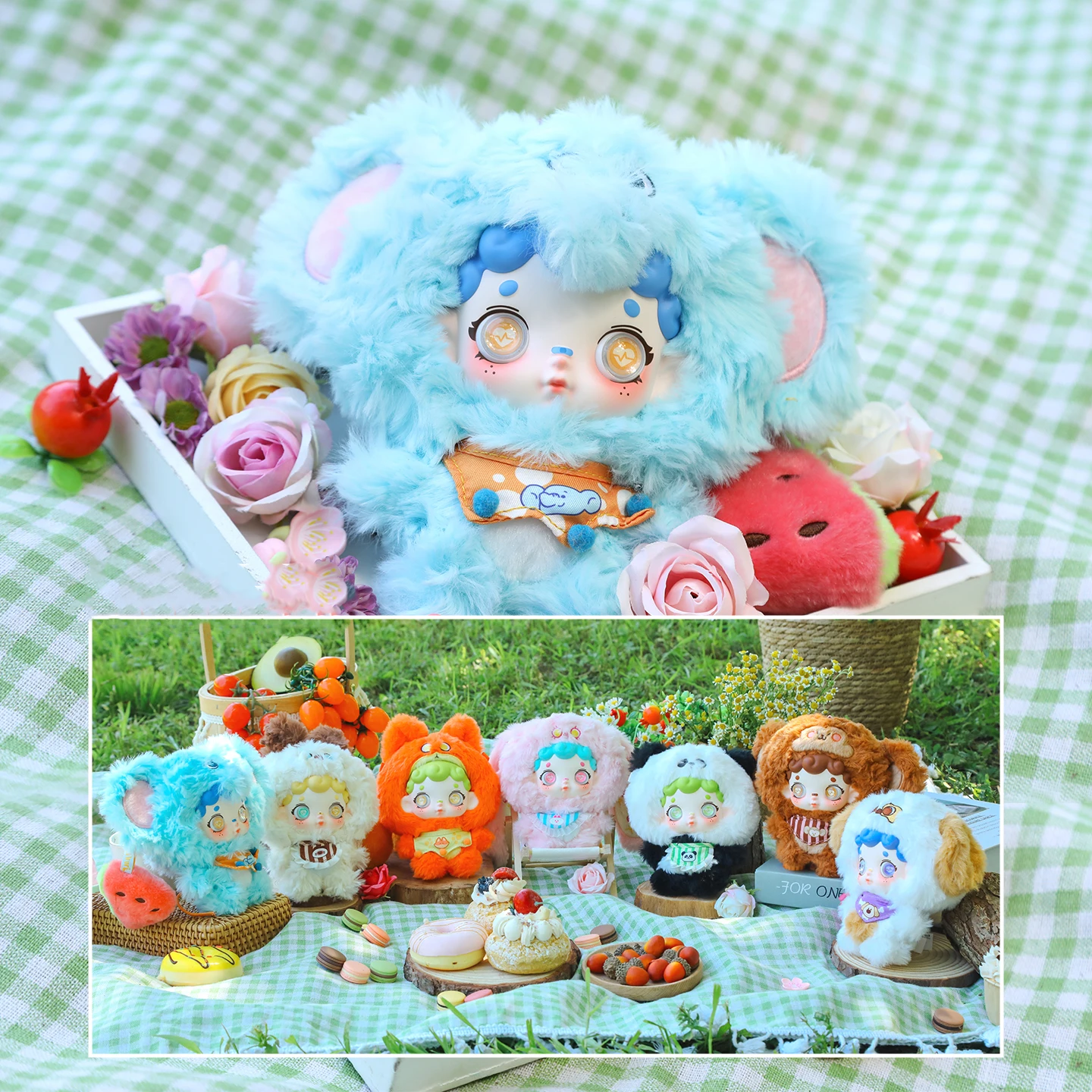 New Cartoon Luli Animal Sneak Into Move About Series Blind Box Toys Fashion Doll Desktop Accessories Gift For Girls
