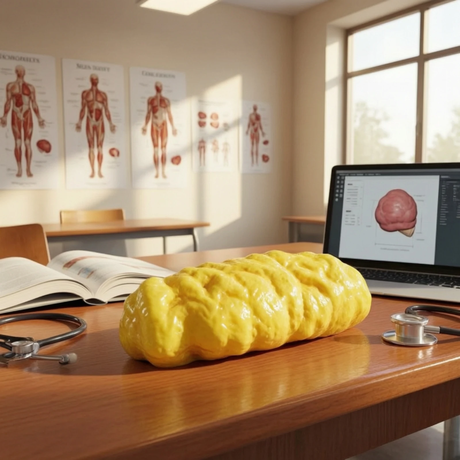Human Adipose Model Lifelike Adipose Model Model Anatomic Accurate for Nutritionists, Classroom, Medical Office