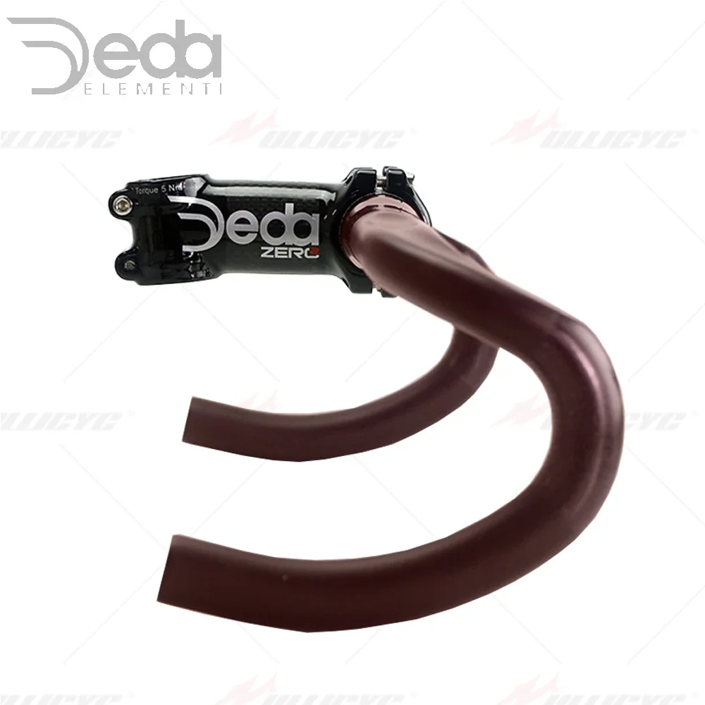 Deda Zero-Carbon Bicycle Stem, Handlebar Part, Bike Part, Gloss White, Matte Black, Alloy + Carbon, Road, MTB, 6, 17 Degree