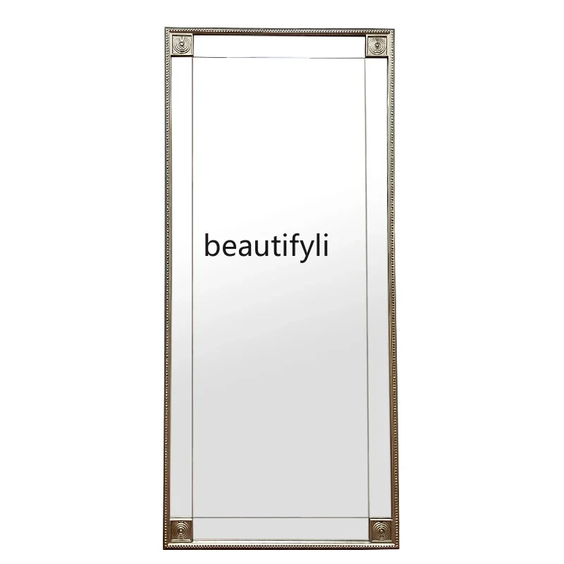 

French fitting mirror personalized household floor mirror women's clothing store dressing bedroom full body floor mirror