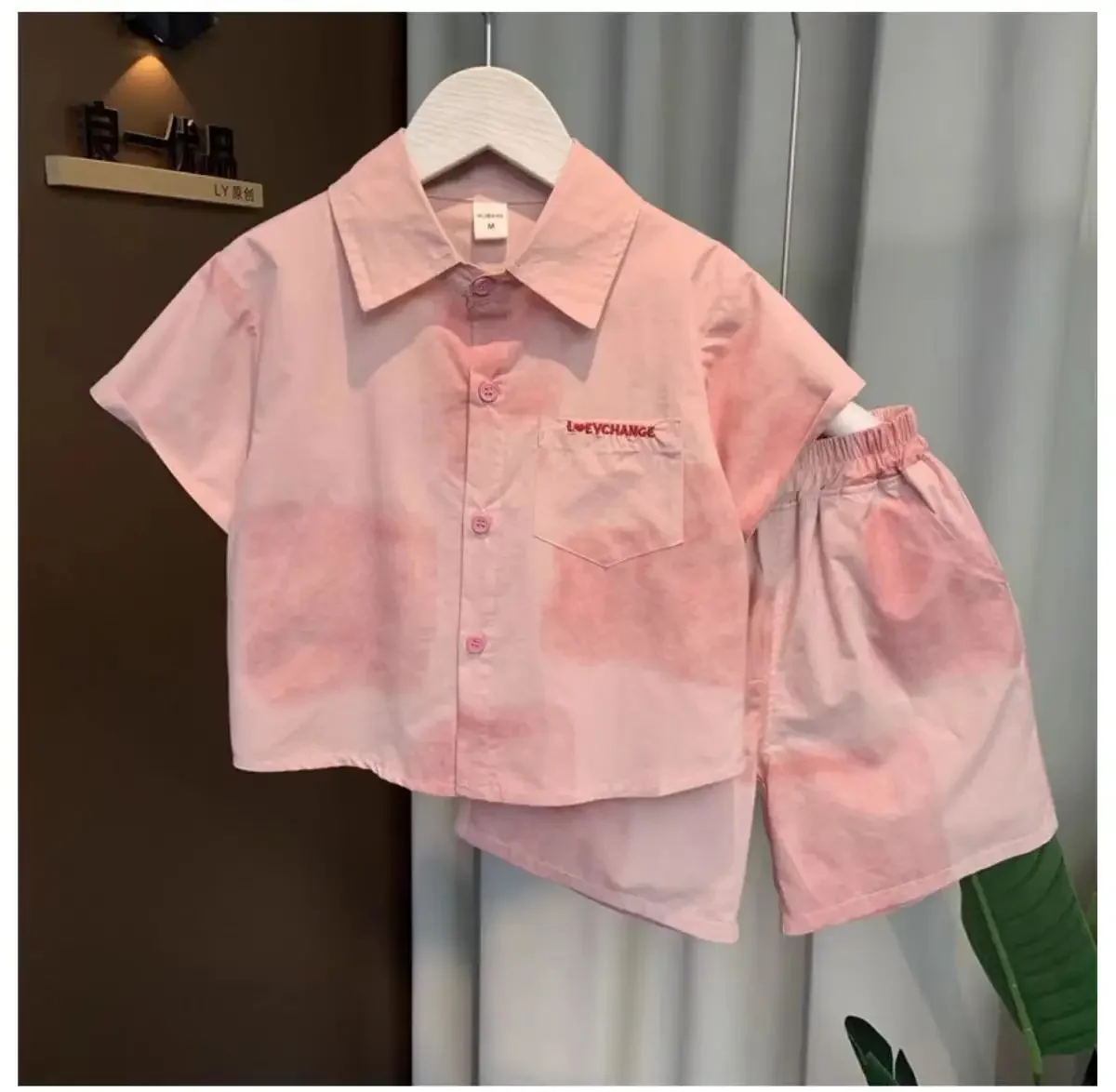 

Children's Summer Clothing1-12Y Boys Short Sleeved Shirt Set 2024 New Western Style Boys Sumer Thin Two Piece Set 90-150cm