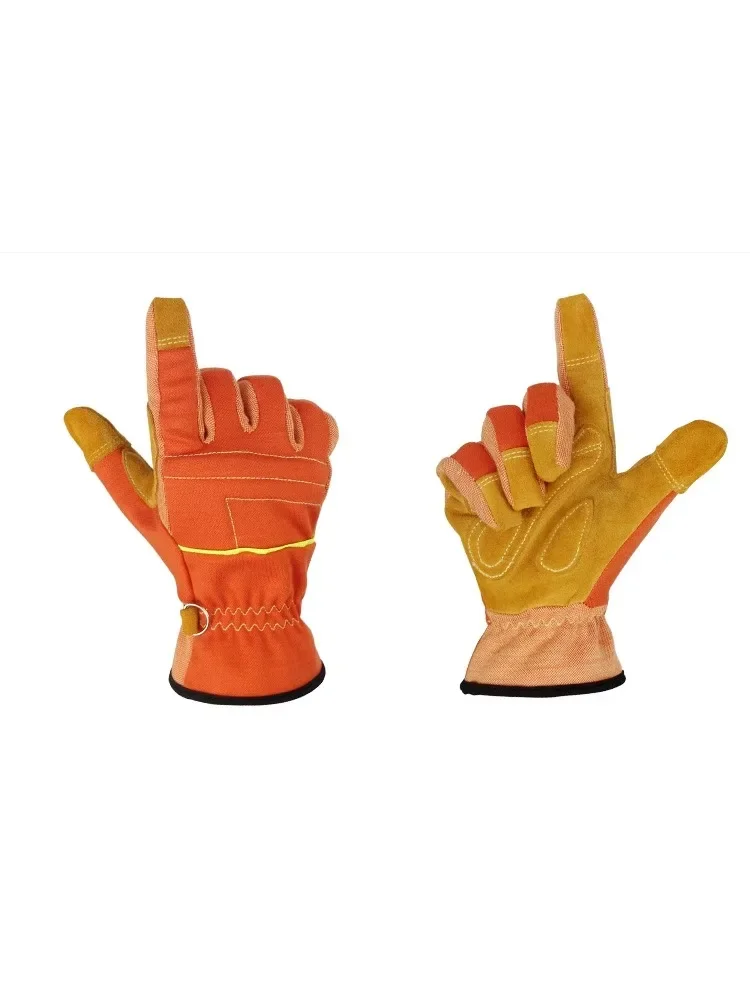 *Hochtemperatur-Feuerhandschuhe, Outdoor-Klettern, Bergsteigen, Downhill-Rettungsschutzhandschuhe