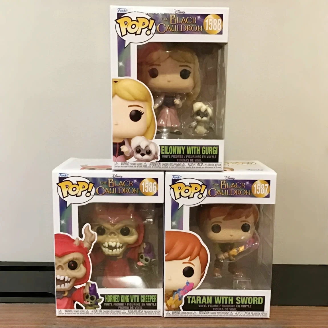 

Disney Taran with Sword 1587 And Eilonwy with Gurgi 1588 Figurine Funko Pop Vinyl Figure Limited Edition Collect Model Toy Gift