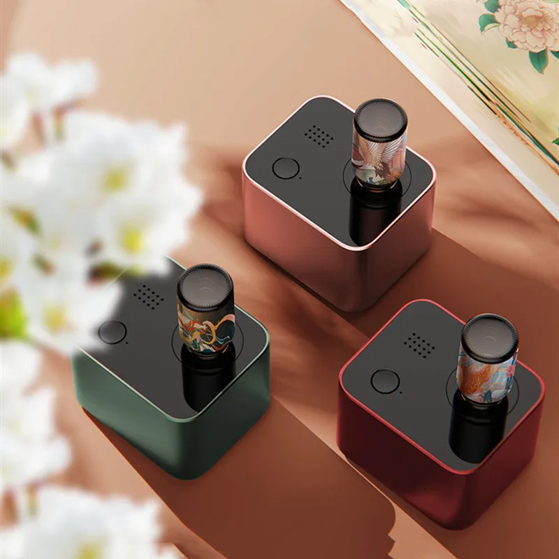 Essential ก้านปักน้ำมันหอมระเหย Nebulizer USB รถน้ำหอมปรับอากาศ Waterless แบตเตอรี่ชาร์จกลิ่น Air Aromatherapy Diffusers สำหรับ Home