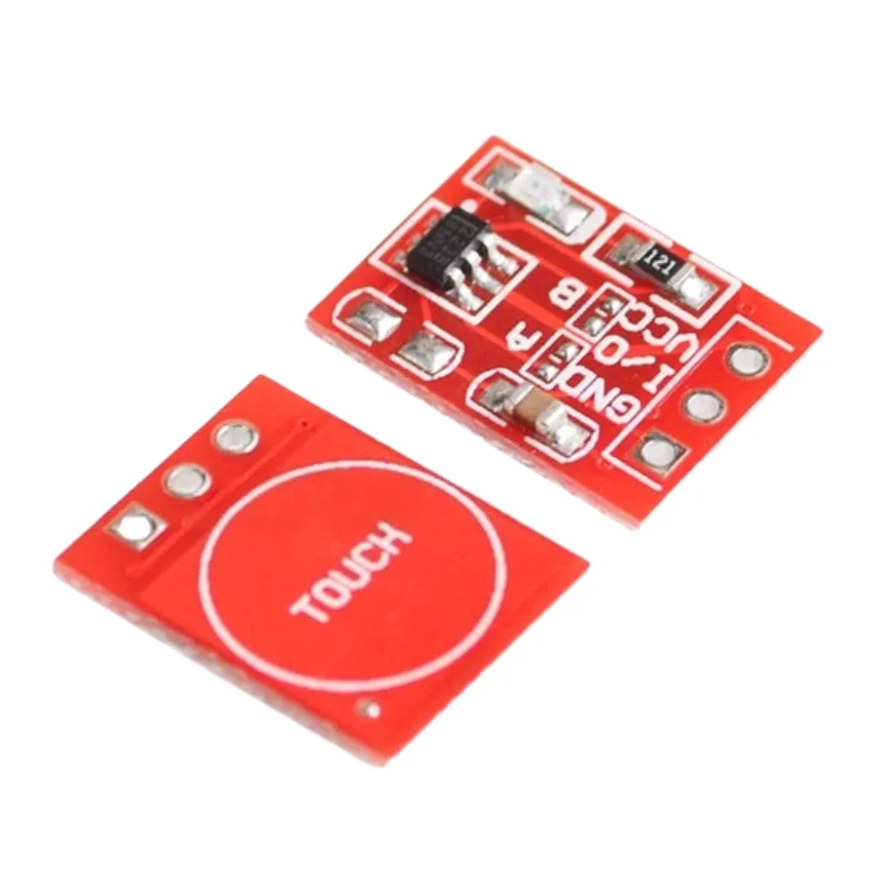 10PCS TTP223 touch button module, self-locking, inching, capacitive, switch, single-channel modification