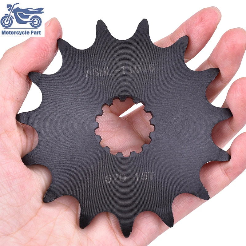 

Motorcycle Parts 520 15T Front Sprocket For SUZUKI DR200 DR 200 1996-2015 DR200S DR 200 S DR350 DR-Z400 DR350SE-X 2005-2023