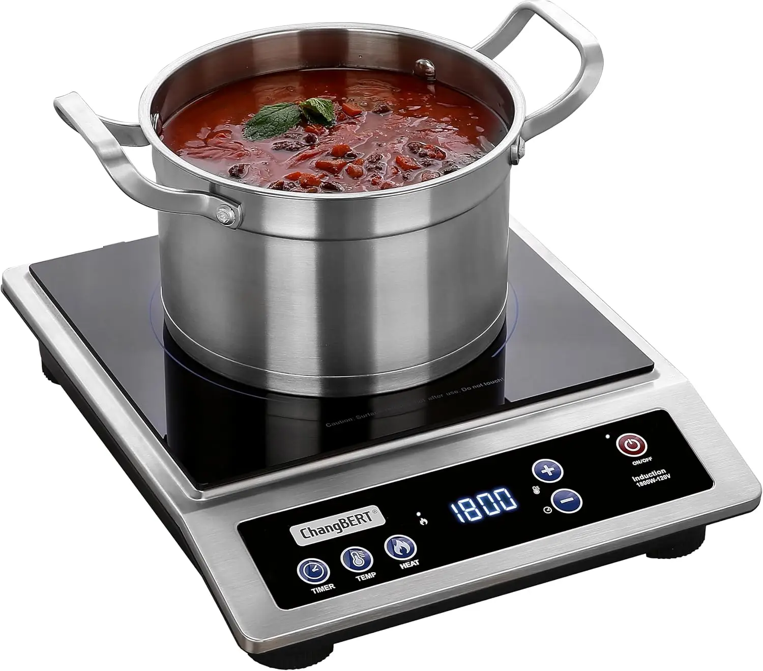 Induction Cooktop, Commercial Grade Portable Cooker, Large 8