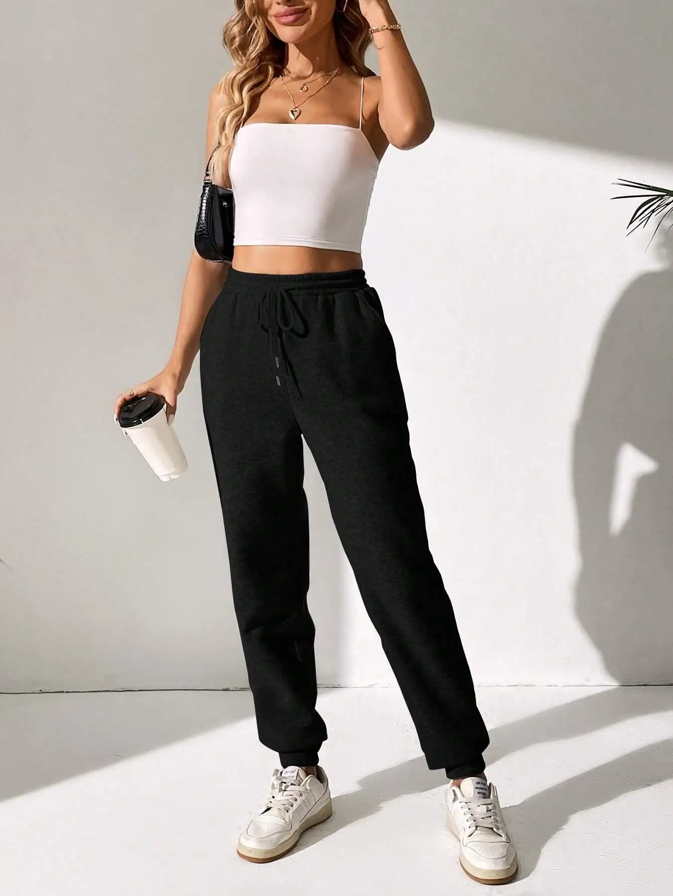 Women Solid Sweatpants Autumn And Winter New In Clothing Casual Trousers Sport Jogging Tracksuits Harajuku Street Female Pants