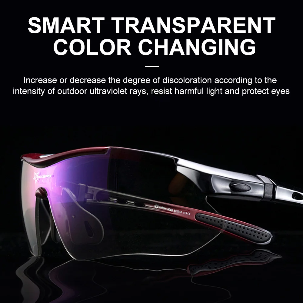 Polarized Sports Men Sunglasses Road Cycling Glasses Mountain Bike Bicycle Riding Protection Goggles Eyewear 5 Lens Outdoors