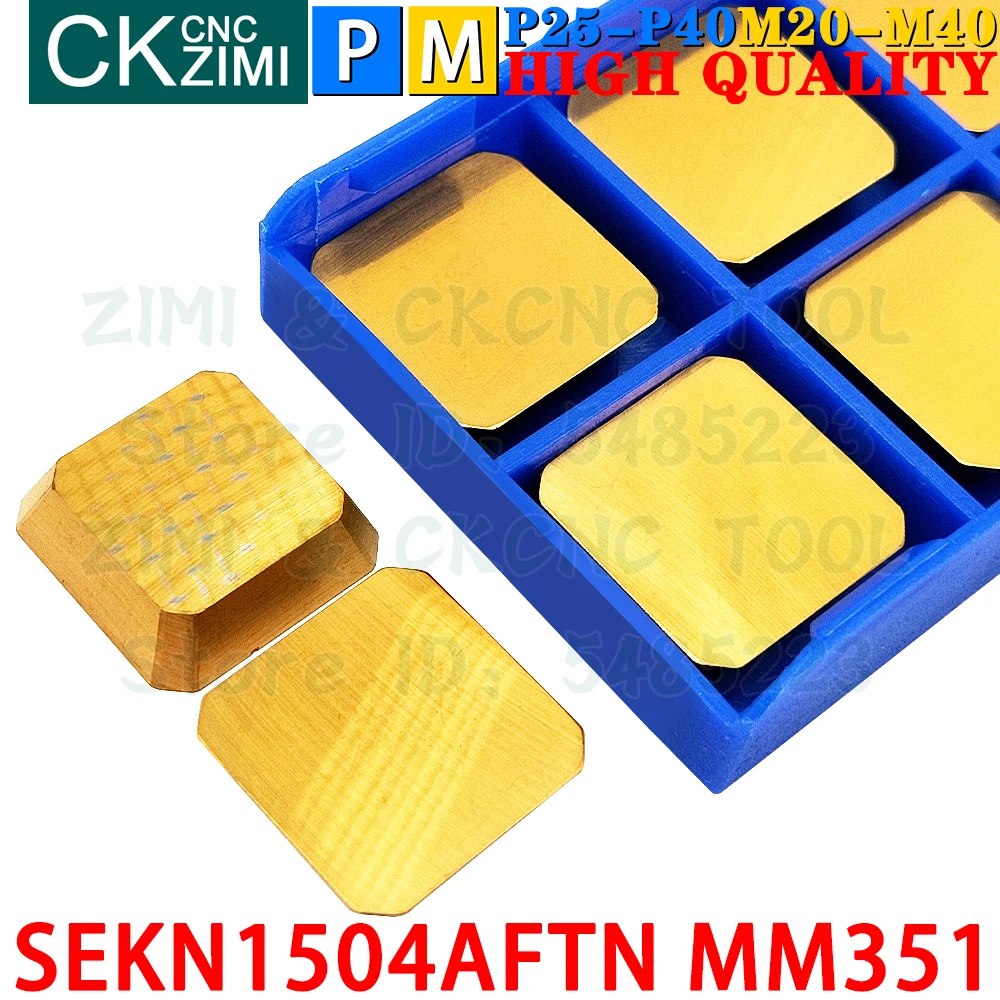 SEKN1504AFTN MM351 SEKN 1504 AFTN MM351 Carbide Insert Milling Inserts Tools CNC Metal Lathe Indexable Face Milling Insert Tools