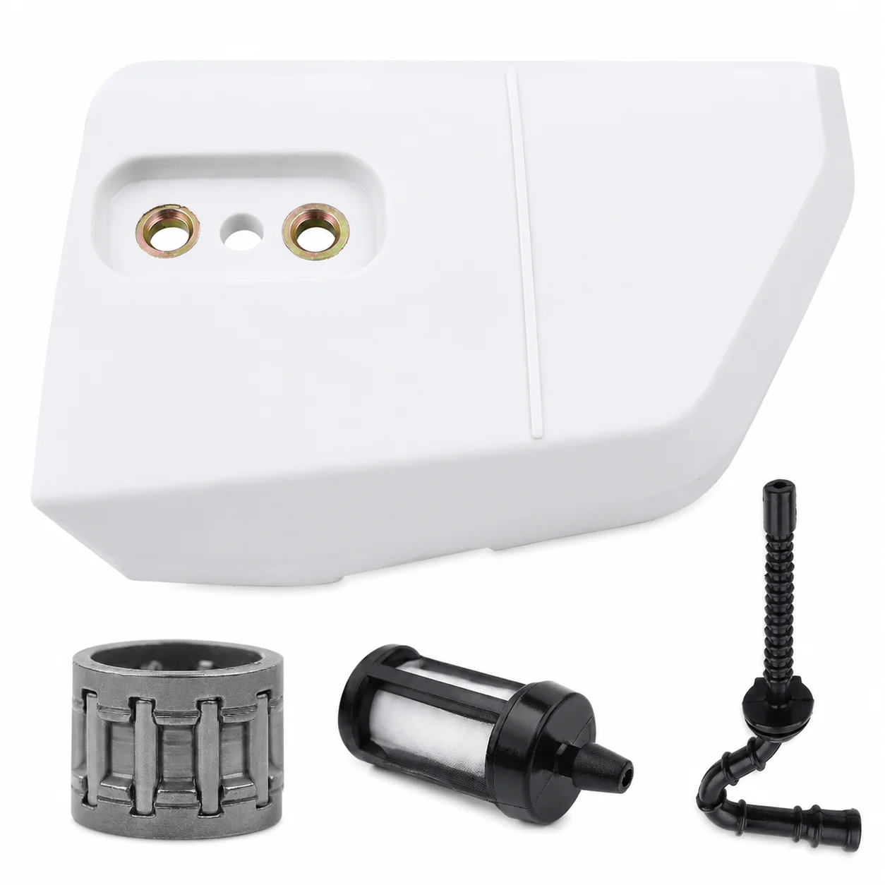 Chainsaw Clutch Cover Kit for Stihl MS 210 230 250 Replacement Parts with Needle Bearing, Fuel Filter, Oil Line # 1123 640 1705