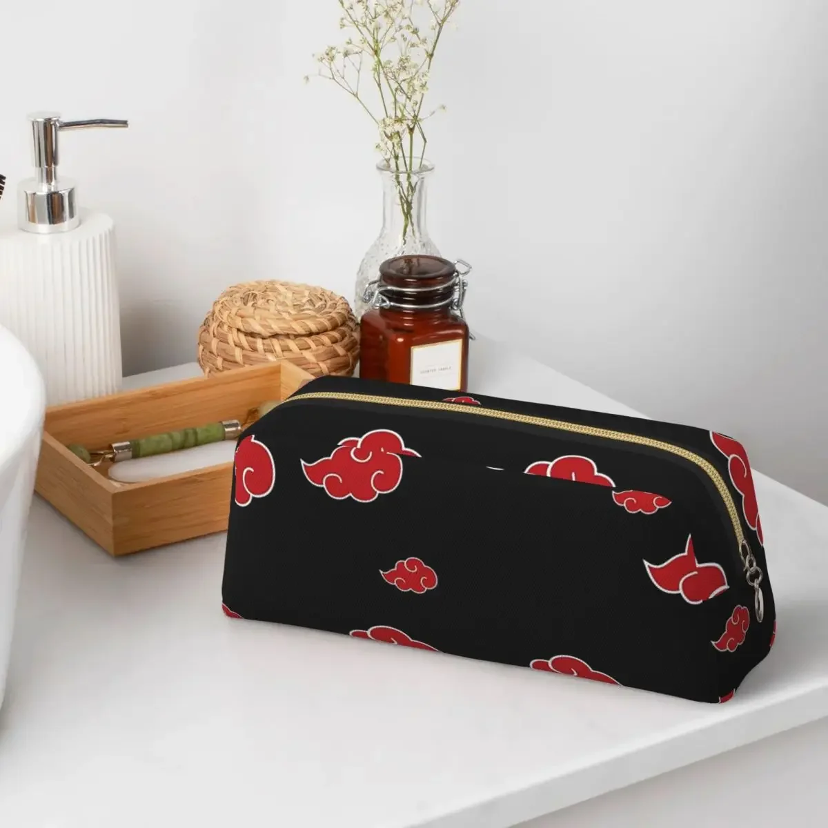 Black And Red Cloud Pencil Case for Boy Girl Gifts Pen Box Pencil Bag Pencil Pouch