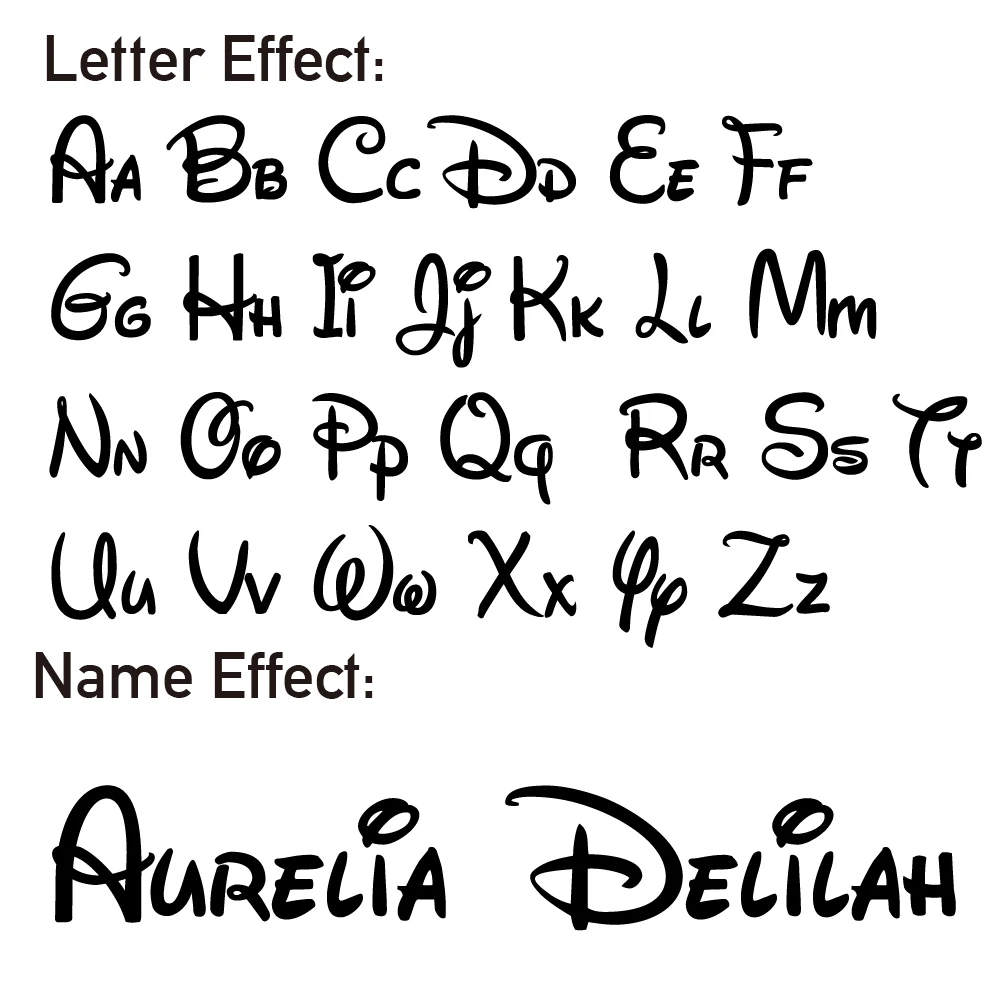 1pc Cartoon Personalize Custom Name Delilah Wall Sticker Wall Decal Sticker Home Decor For Hallway Decoration Accessories