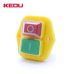 KEDU KJD17B 4Pins 16A 220-240VWaterproof Electromagnetic Pushbutton Switches for Electric Power Tools
