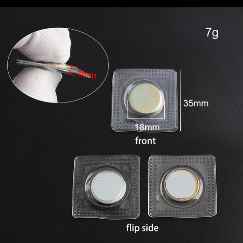 Imagen 2 del producto Hebilla magnética Invisible para bolso de mano, cierre de tela para cuaderno, botón a presión, herramientas de costura artesanal, 5 piezas/20 piezas