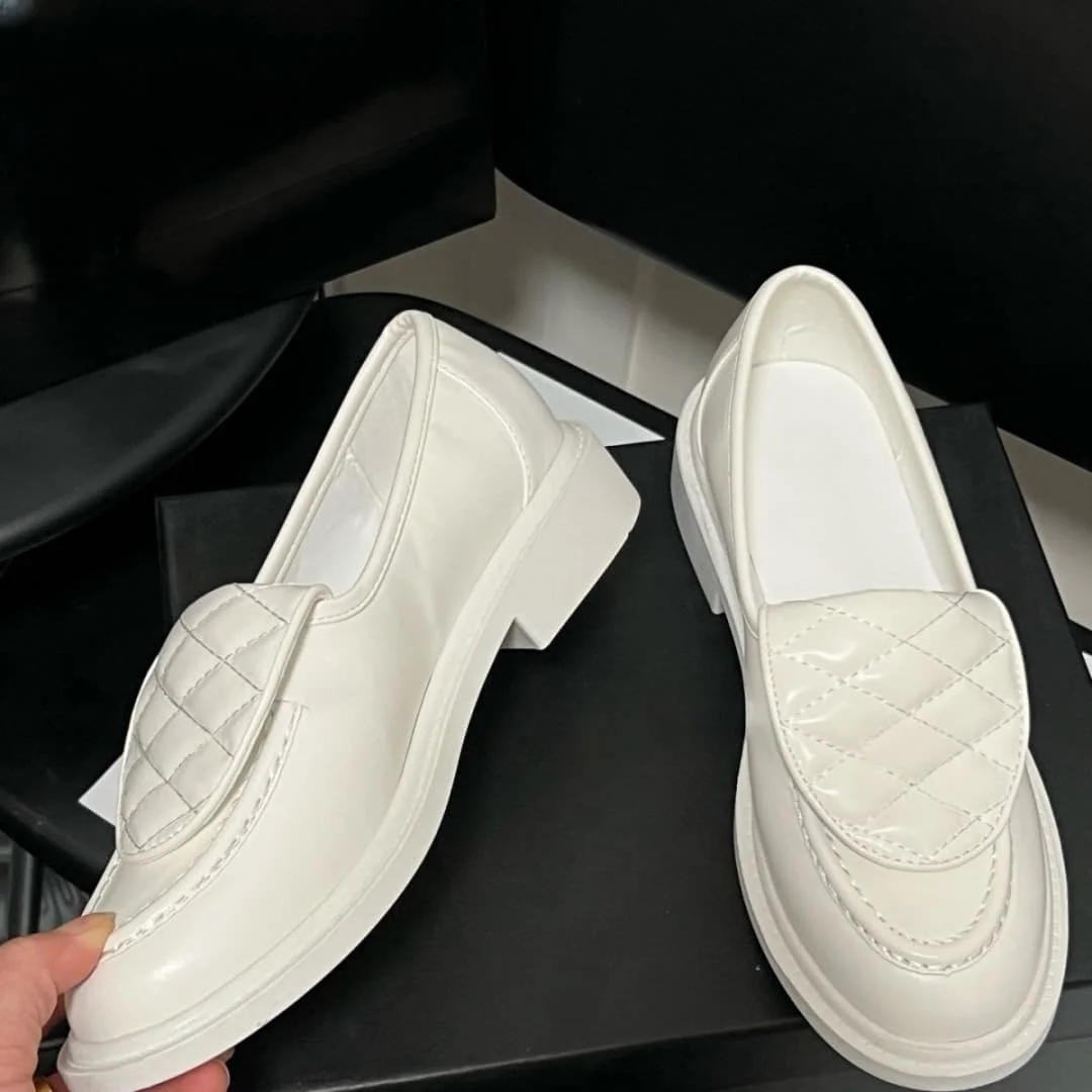 2026 Spring Women's Leather Flat Bow Ballet Flats - Women's Comfortable and Elegant Slender-Feet Single Shoes