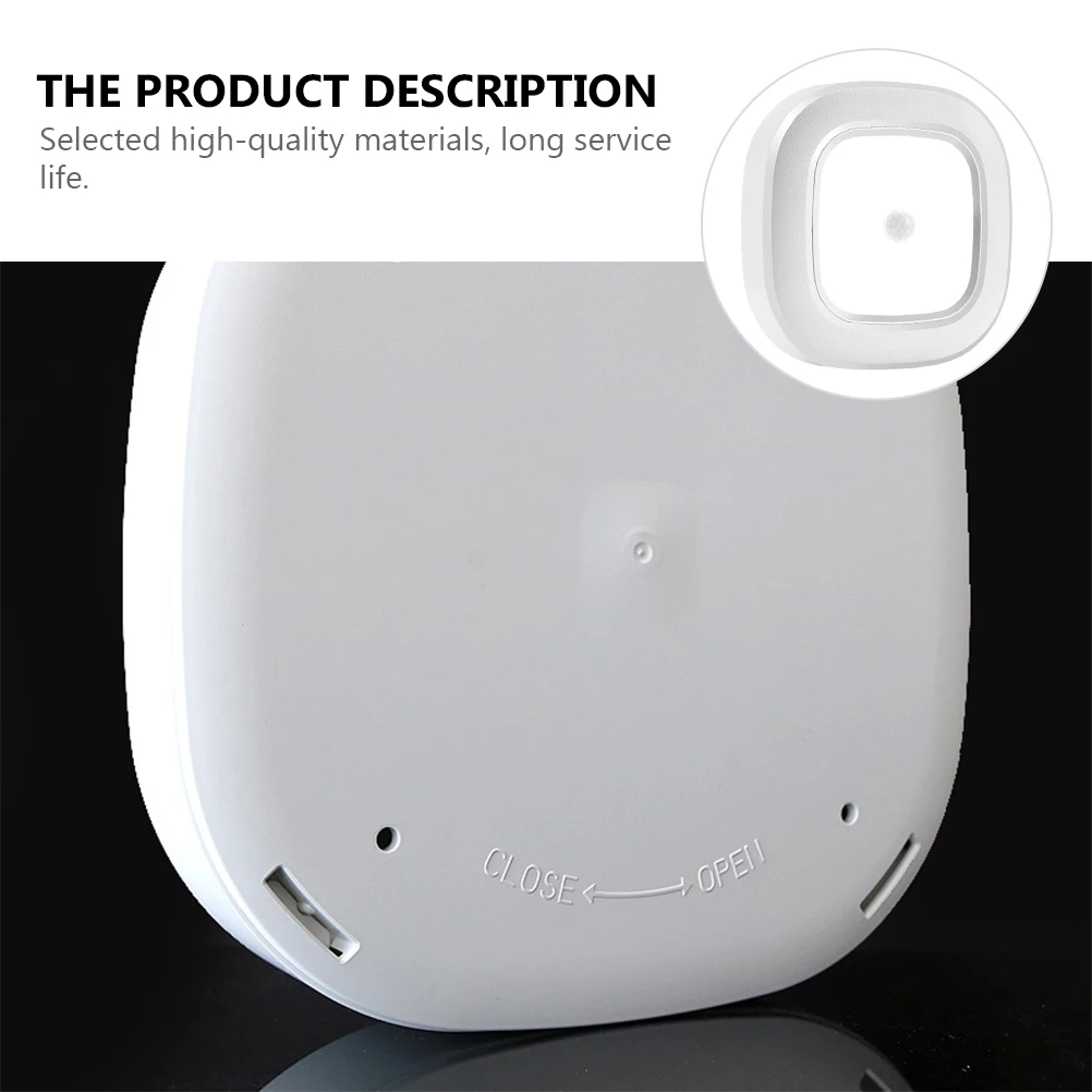 

Energy Saving Motion Sensor Ceiling Light LED Square White 120 Lumens Operated for Bathroom Kitchen Bedroom Closet