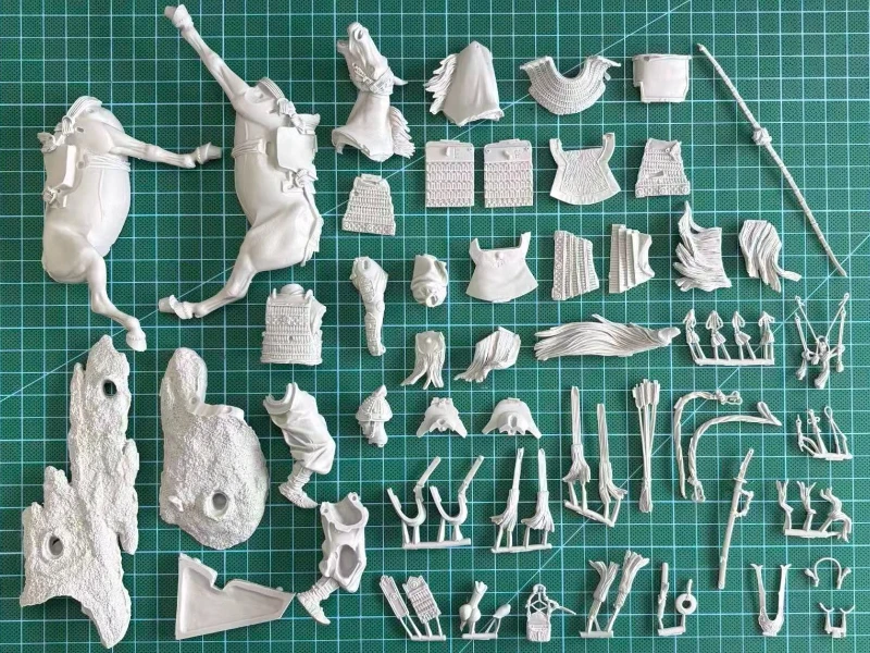 1/20 Scale 90mm Die-Cast Resin Figure Model Kit Ancient Warrior General Hobby Miniature Toys Unassembled Unpainted DIY Diorama
