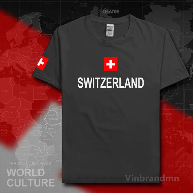 Swiss Confederation Switzerland T Shirts Man 2023 T-shirts Nation Team Cotton Tees Fans Country CHE CH Confoederatio Helvetica