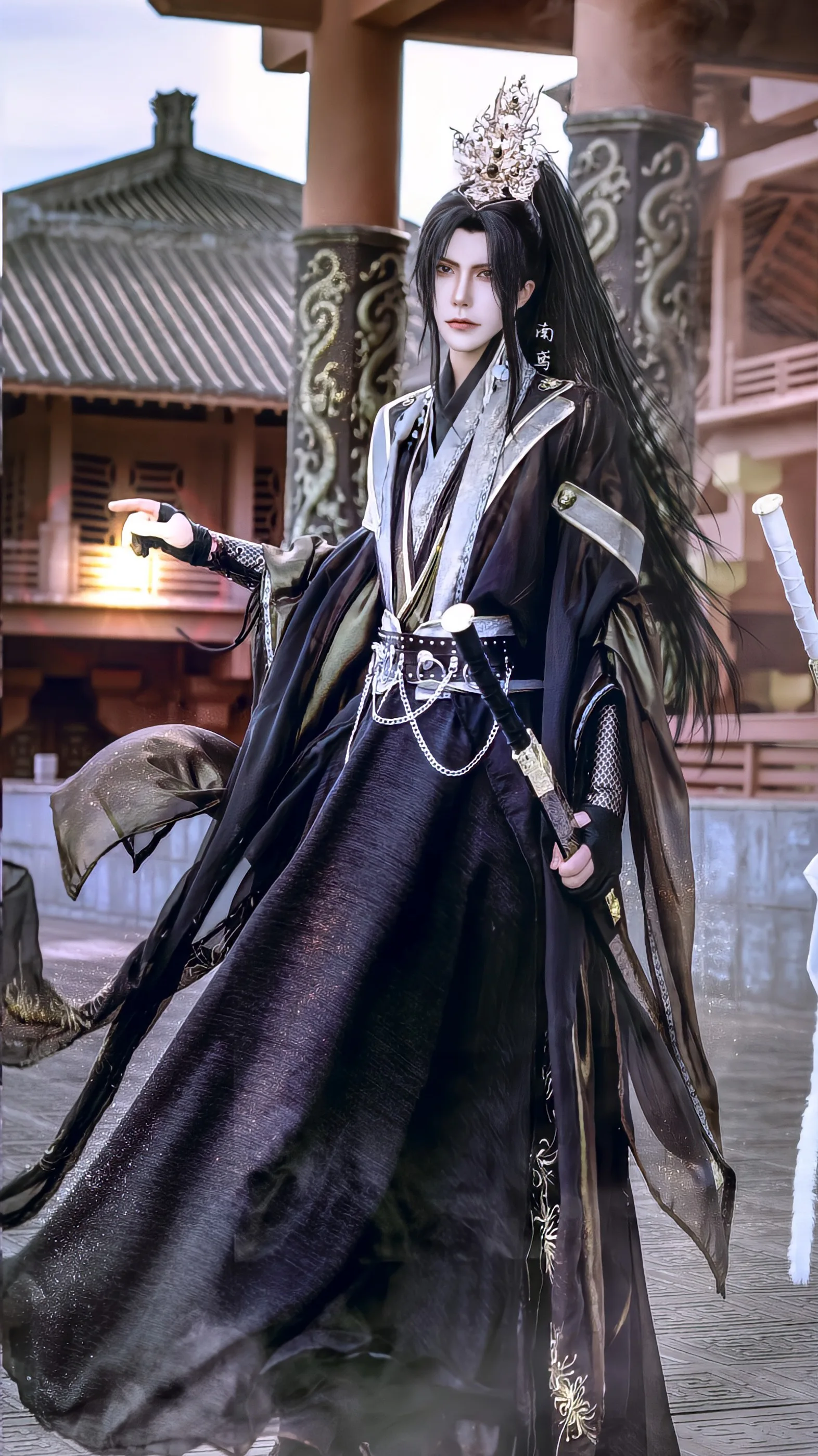 

Moran Cosplay Costume Moran Hanfu Cloth Ancient Style Coswear Changgeng Stepping On The Immortal Ruler Mo Ye Halloween Han Fu