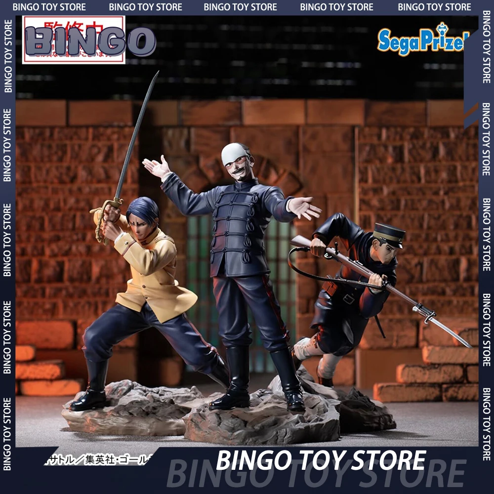 

Original SEGA Xross Link Golden Kamuy Koito Otonoshin/Tsurumi Tokushirō/Tsukishima Hajime Figure Statue Model Ornament Toy Gift