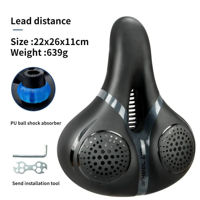 

Велосипедное сиденье с увеличенной подушкой, велосипедная подушка-седло, аксессуары для велосипеда, силиконовая подушка для сиденья для активного отдыха, велоспорта