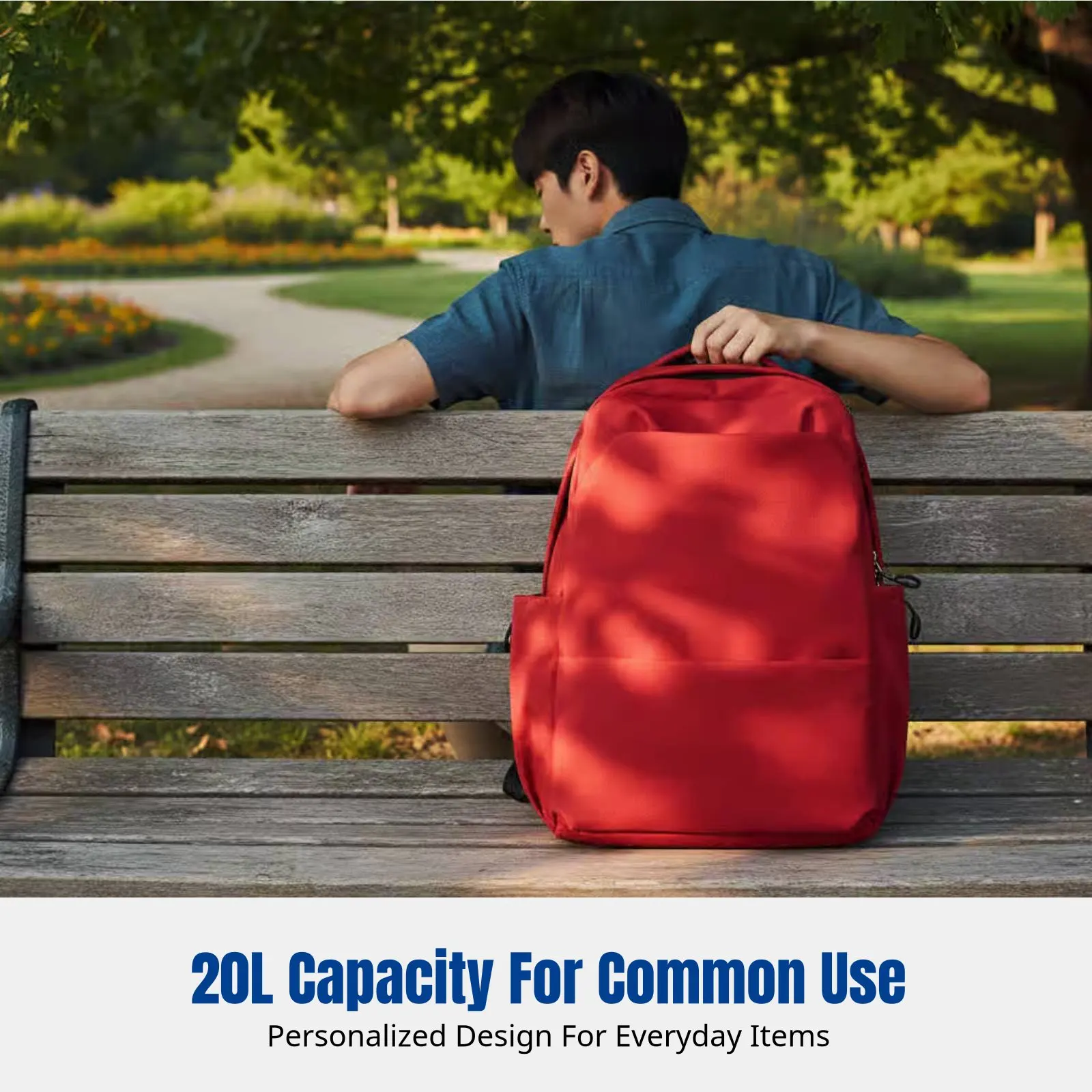 

Style School Backpack, Urban Simple Design, Sturdy Nylon, Multi-Functional, for Everyday Use, Random Color