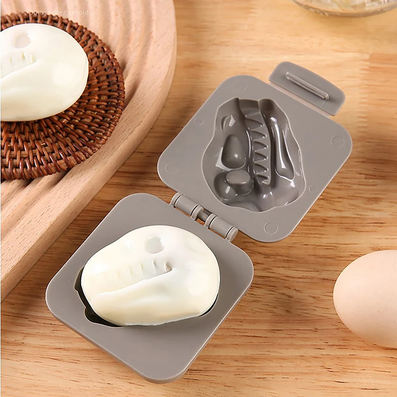 Boiled Egg Mold Cute Cartoon DIY Dinosaur Fossil Shape Mould Bento Maker Cutter Rice Ball Kitchen Accessories