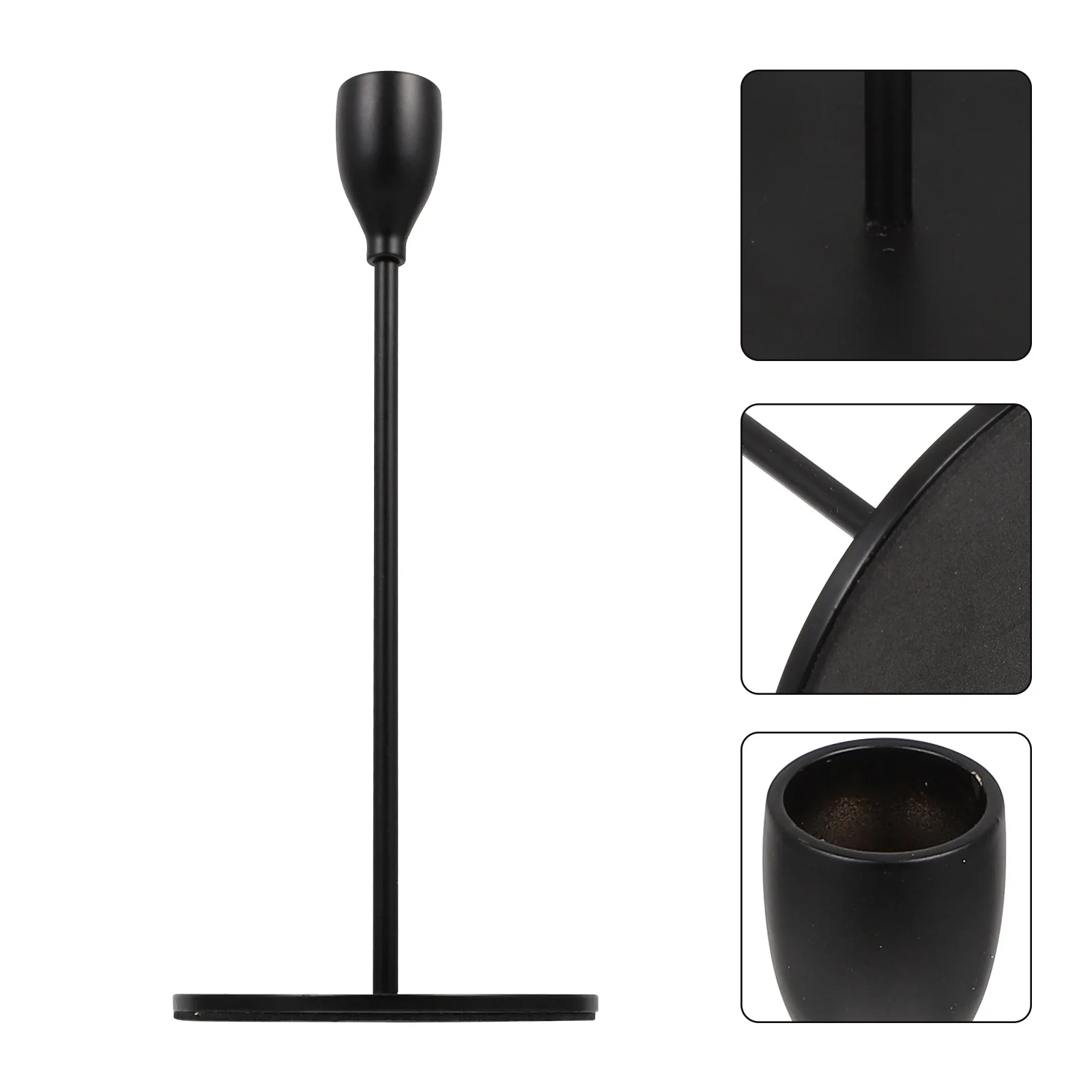 

1Pcs Romantic Candlelight Dinner Candlestick Creative Iron Holder Retro Stand Home Decor Valentine