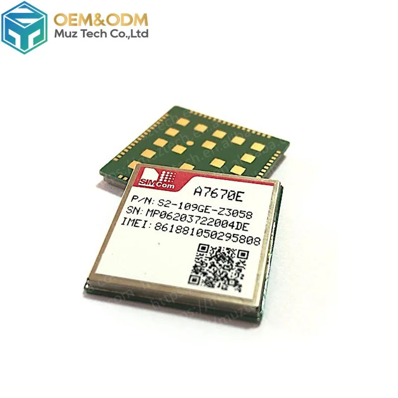

Simcom A7670 4G LTE Cat 1 module A7670E A7670SA A7670G GNSS (Optional) Multi-Band LTE-FDD/LTE-TDD/GSM/ GPRS/EDGE