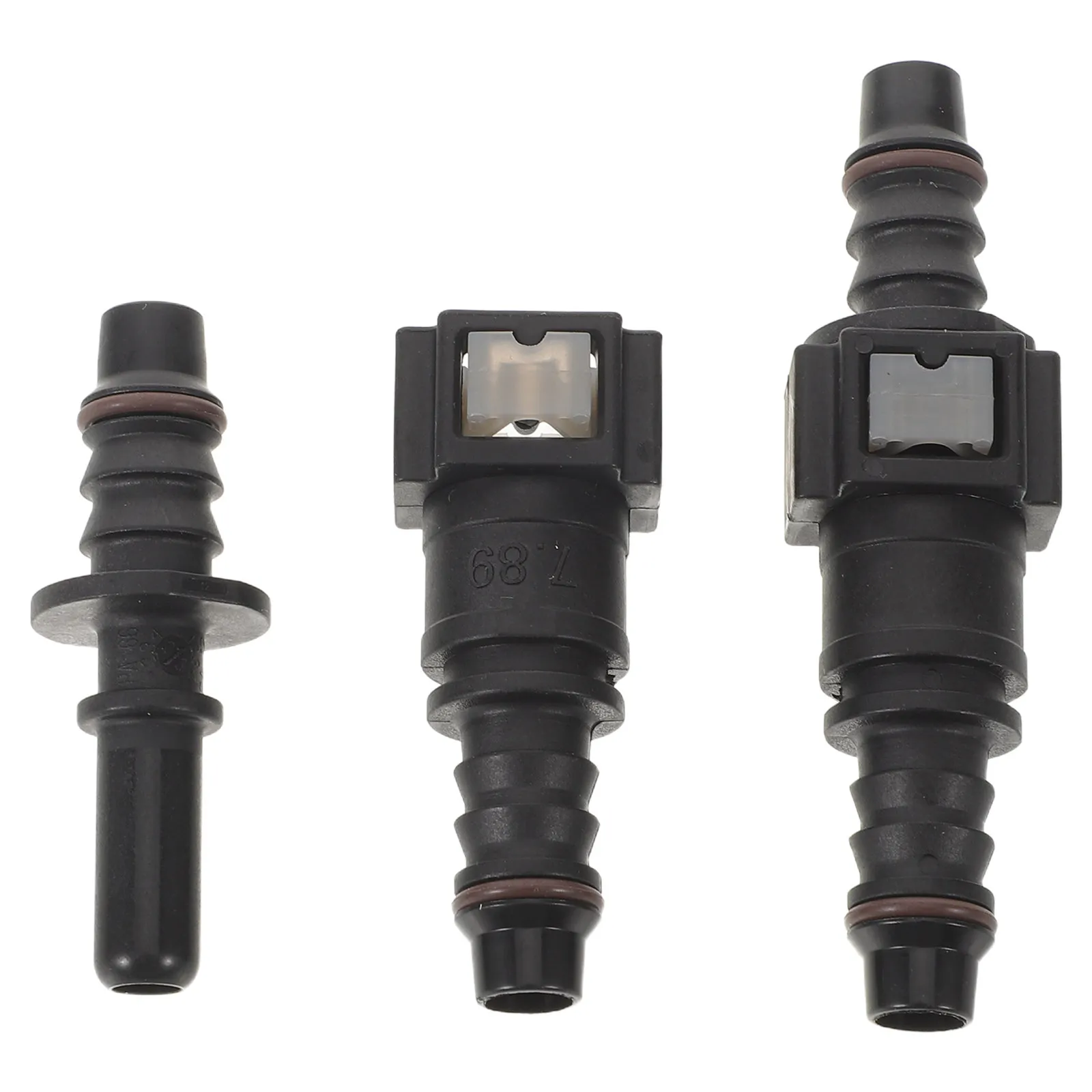 

2Sets Fuel Line Quick Connect Fittings Precision Sealing Quick Installation for Replacement Fuel Hose Connectors Automotive