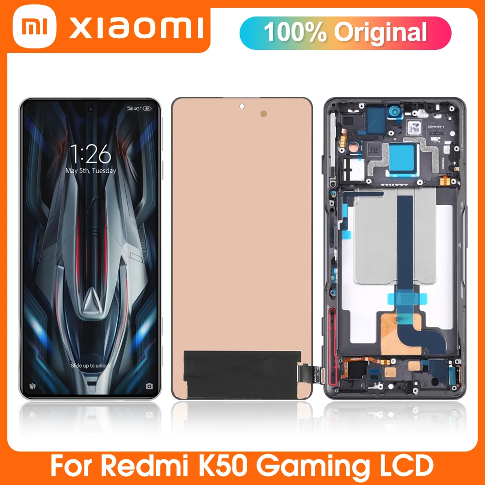 

6.67" Original For Xiaomi Redmi K50 Gaming LCD Display Touch Screen Digitizer Assembly Replacement For Redmi K50 21121210C lcd