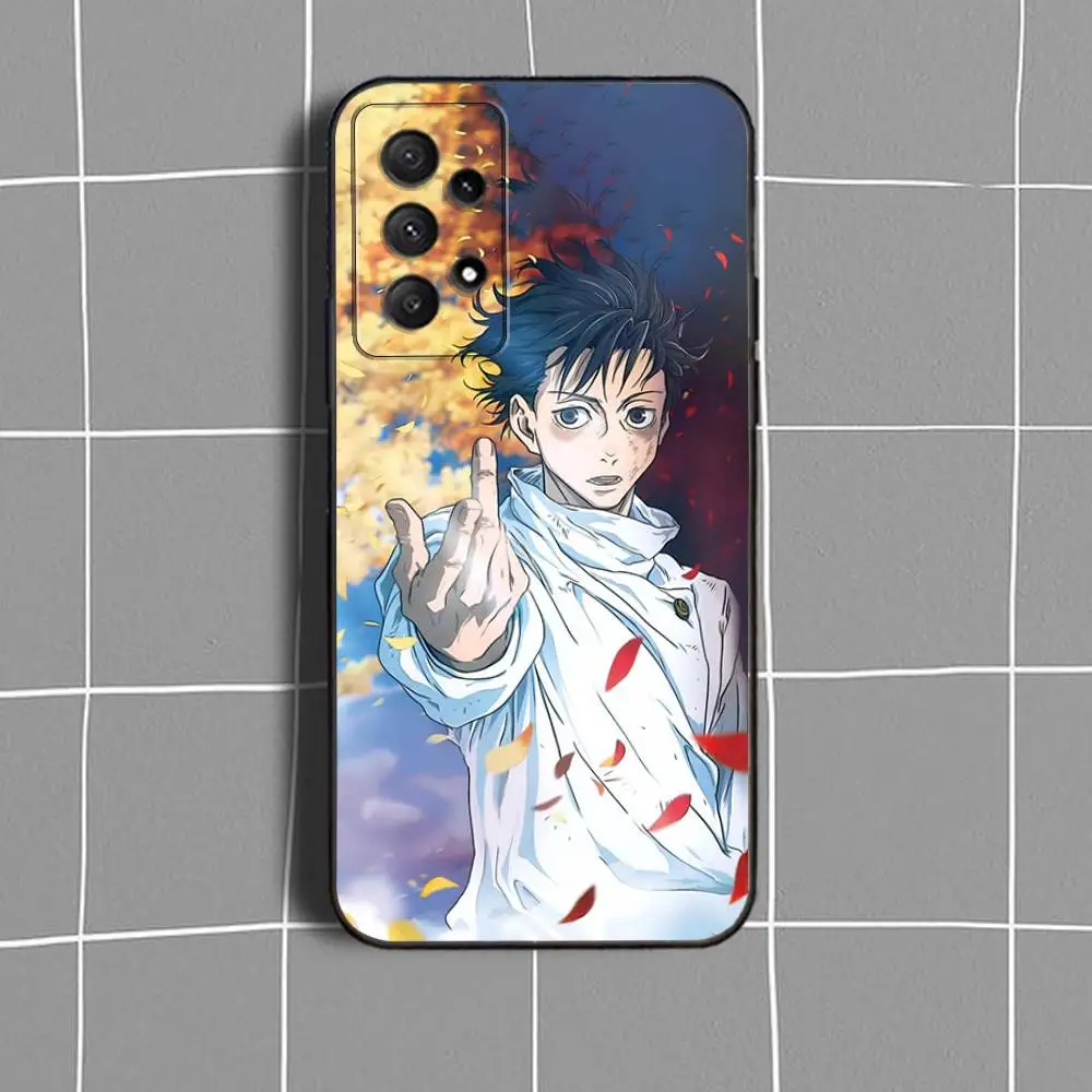 O-Okkotsu YutaS telefoonhoesje voor Samsung Galaxy A73,31,32,72,41,53,52,71,22,5G,Note,J7,8,9 zachte zwarte cover