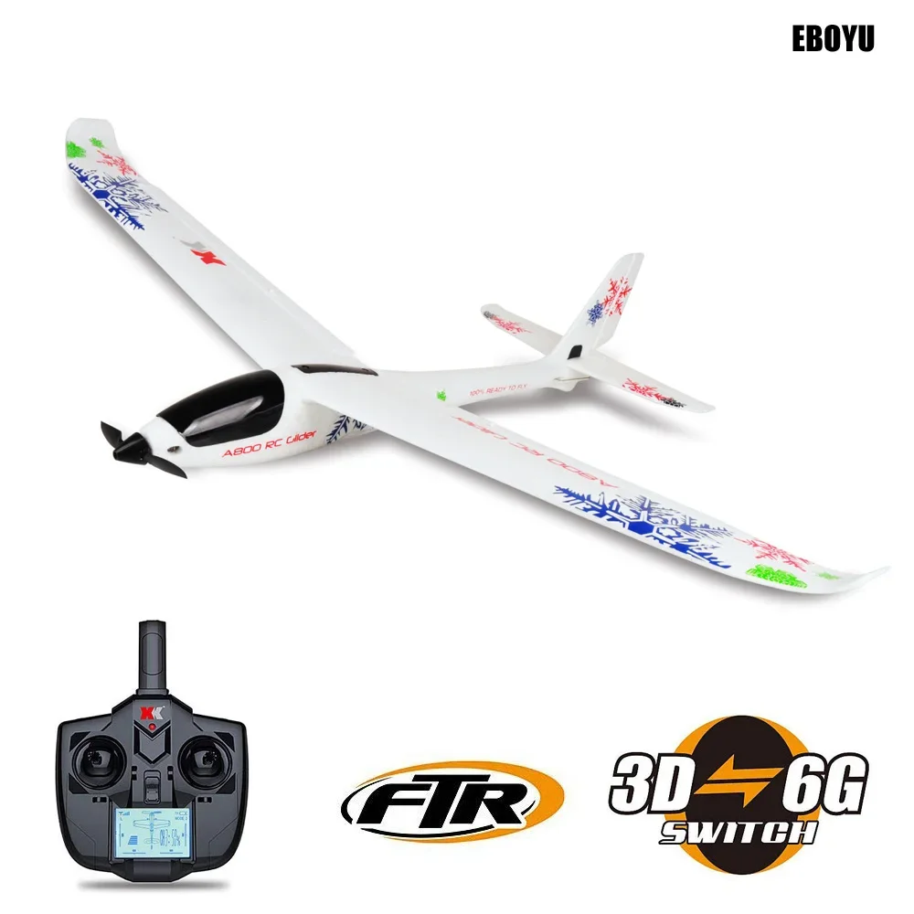 

WLtoys XK A800 RC Airplane 2.4Ghz 5CH Drone with 3D/6G Mode 780mm Wingspan EPO Fly Wing Aircraft Fixed Wing Airplane RTR