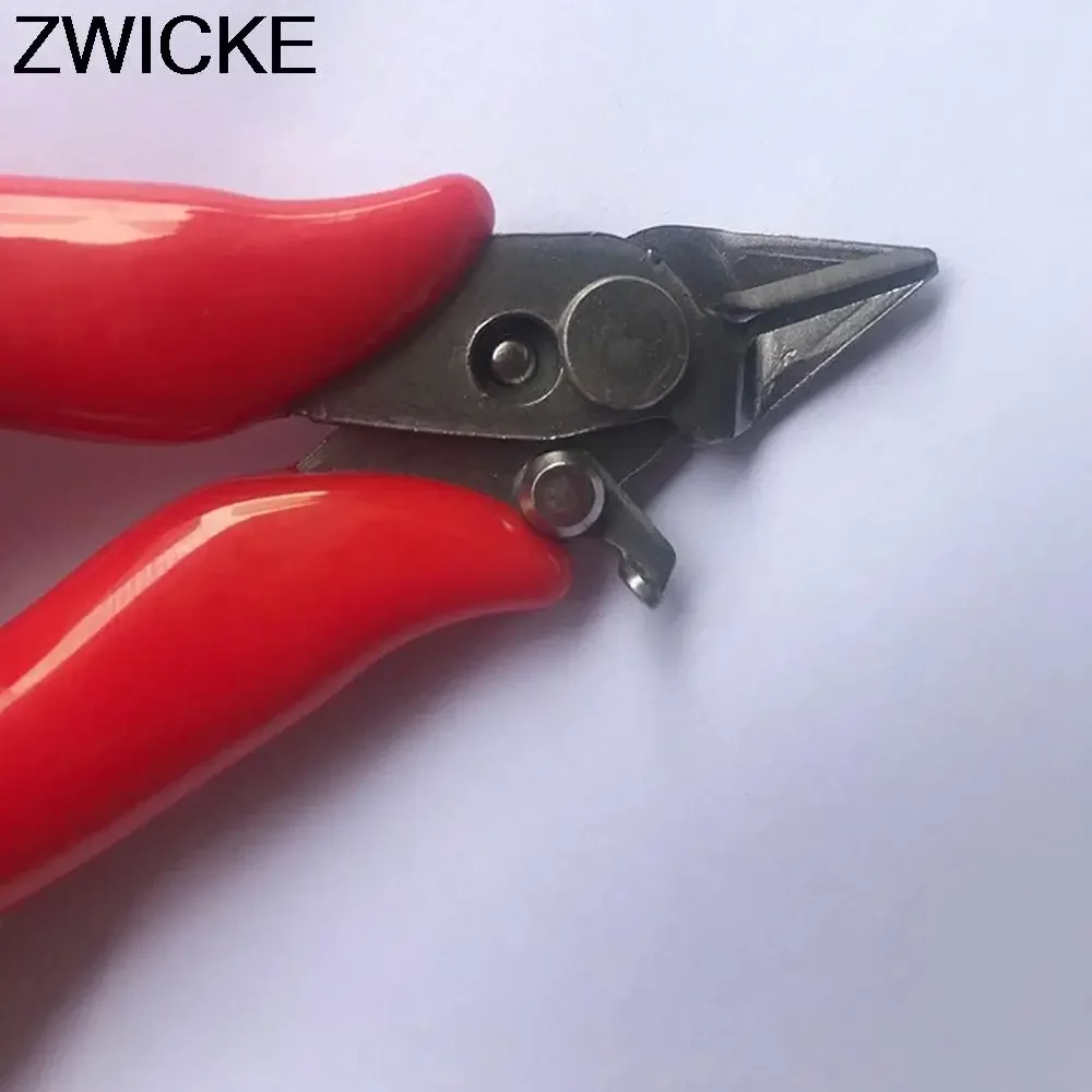 3.5 Inch Diagonal Pliers Small Soft Cutting Electronic Pliers Mini Wire Cutters Wire Insulated Rubber Handle Model Hand Tools