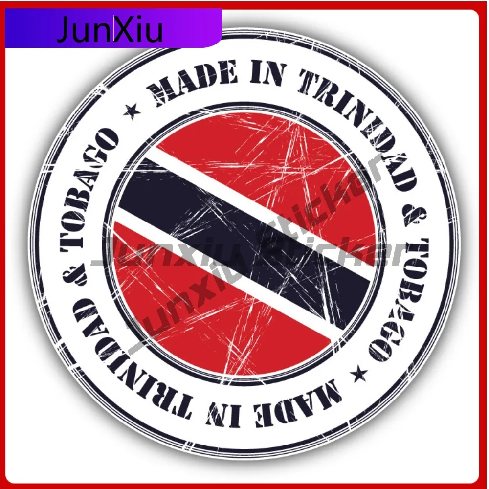 

Наклейка на автомобиль с флагом Тринидада и Тобаго в стиле гранж, для бампера внедорожника, стильный дизайн, аксессуар для автомобиля