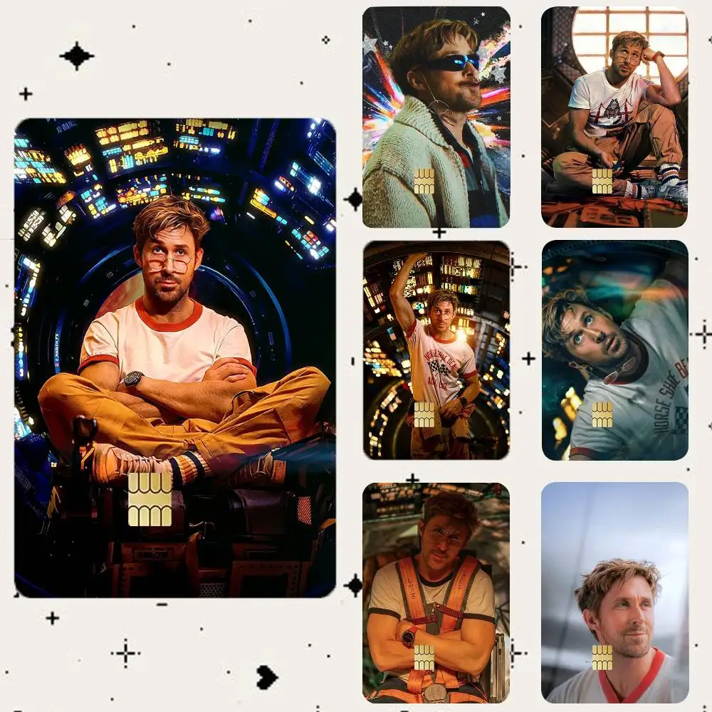 Ryan Gosling P-Project Hail M-Mary  HD Waterproof Card Skins Protective Stickers for Credit Bank Game Cards