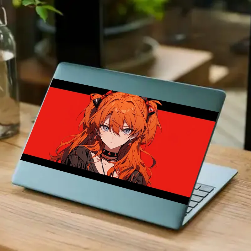 Evangelion del nuevo siglo: pintura autoadhesiva impermeable Asuka circundante, pegatinas decorativas para coche, pared, ordenador y equipaje