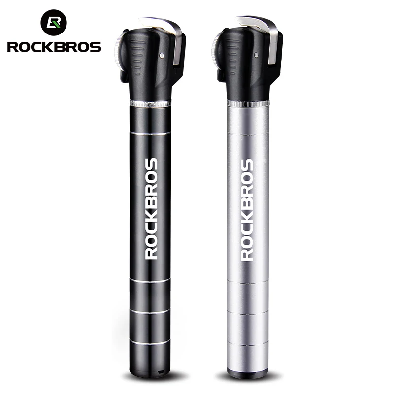 

ROCKBROS 110Pis портативный велосипедный насос из алюминиевого сплава MTB дорожный воздушный насос для накачивания шин Schrader аксессуары для велосипеда