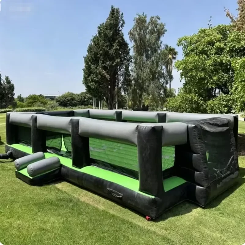 High-Quality PVC Inflatable Soccer Field Inflatable Water Soap Football Court for Event Rental