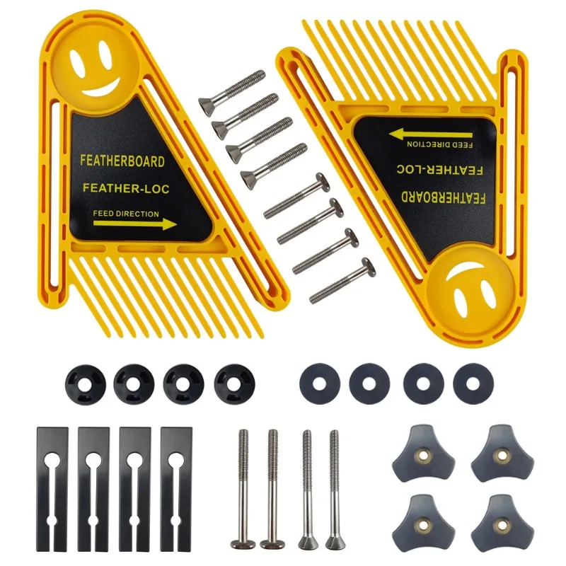 

electric circular saw, table saw, woodworking feather board set, woodworking chute