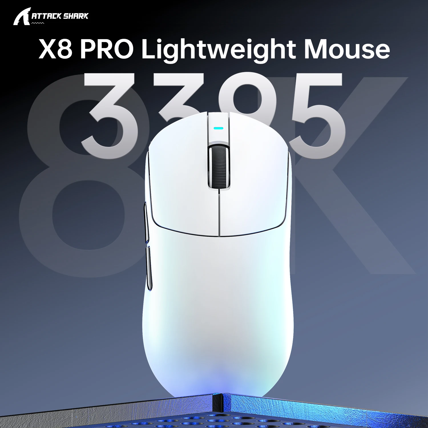 ATTACK SHARK X8PRO トライモード ワイヤレス ゲーミング マウス、55g
