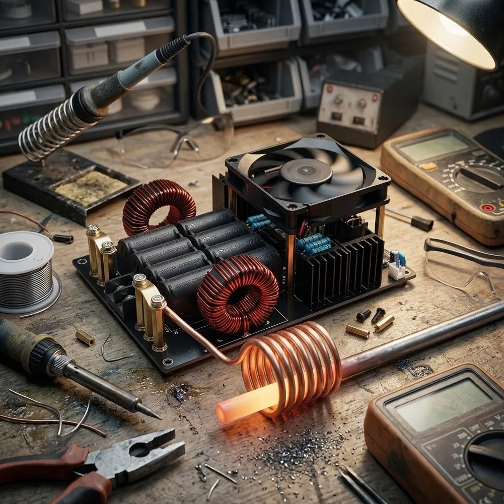 For Fafeicy Induction Heating PCB for ZVS-Based Heat Treatment Systems Featuring Materials and Functional Layout